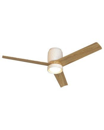 CERAMICA M * PLAFÓN / VENTILADOR - CERÁMICA BLANCA + MADERA